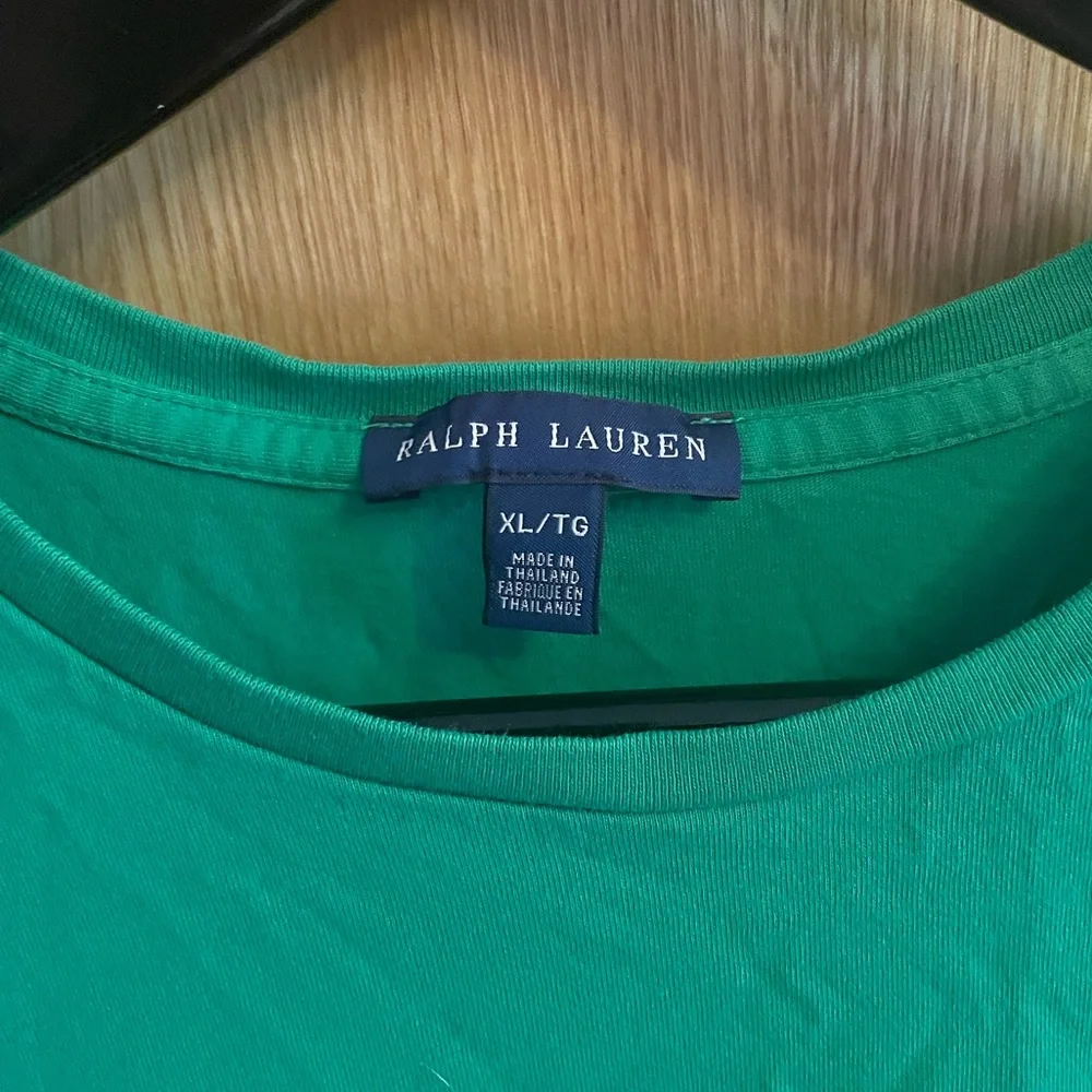 POLO | 100% cotton green classic T Shirt | size XL - Picture 8 of 8